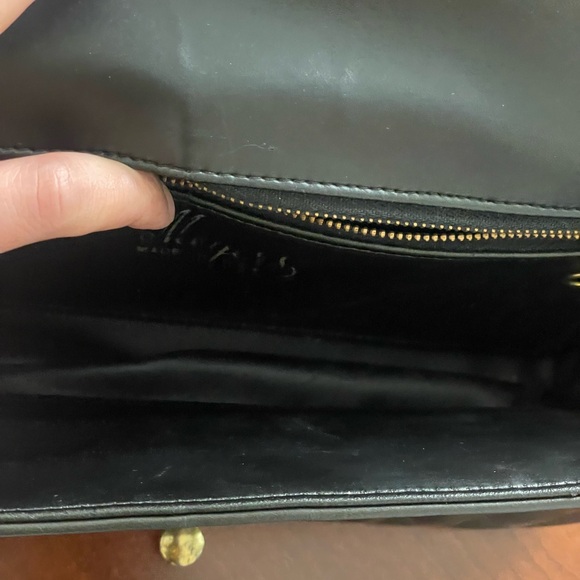 Vintage Meyers USA Quilted Leather Flap Bag • Made in USA Chain Purse - Picture 7 of 15